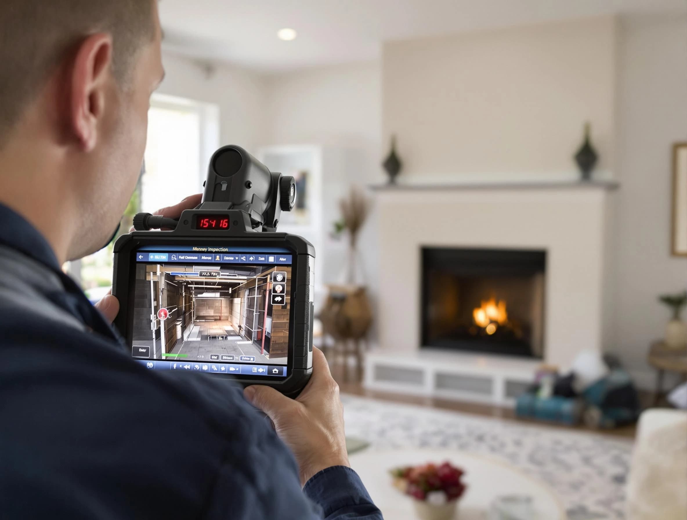 Gold Canyon Chimney Sweep conducting a thorough chimney inspection in Gold Canyon, AZ