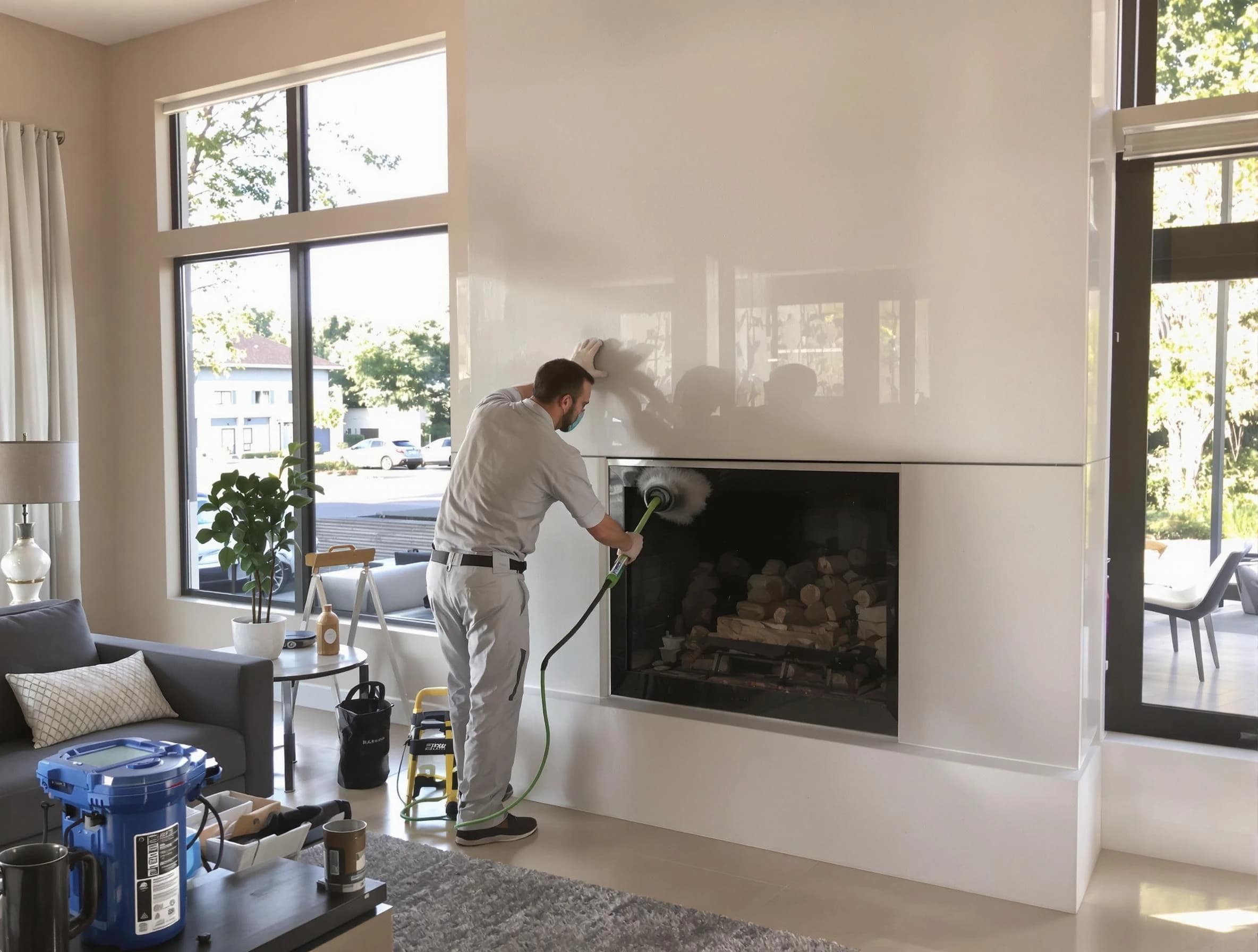Gold Canyon Chimney Sweep performing thorough soot removal in Gold Canyon, AZ