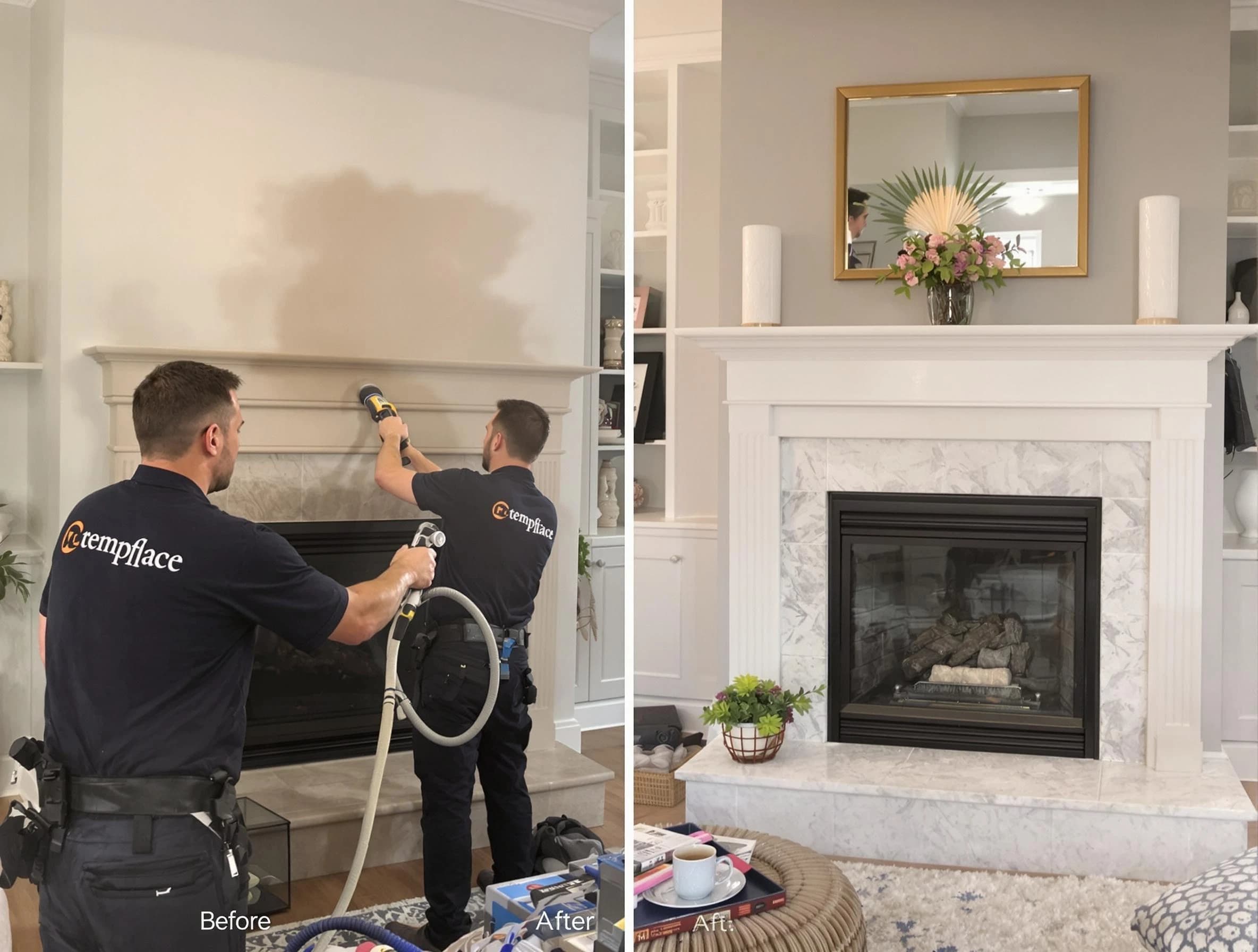 Professional soot removal by Gold Canyon Chimney Sweep team in Gold Canyon, AZ
