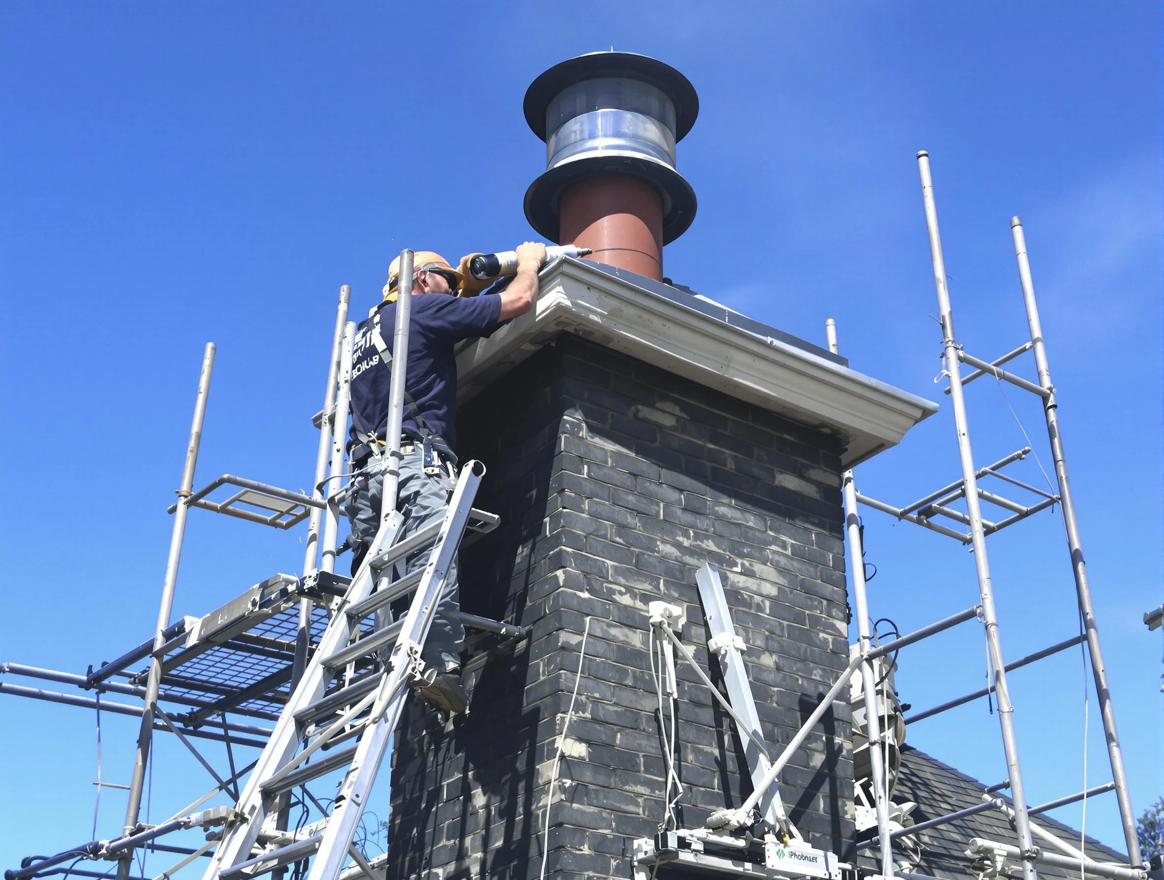 Sturdy chimney crown finished by Gold Canyon Chimney Sweep in Gold Canyon, AZ