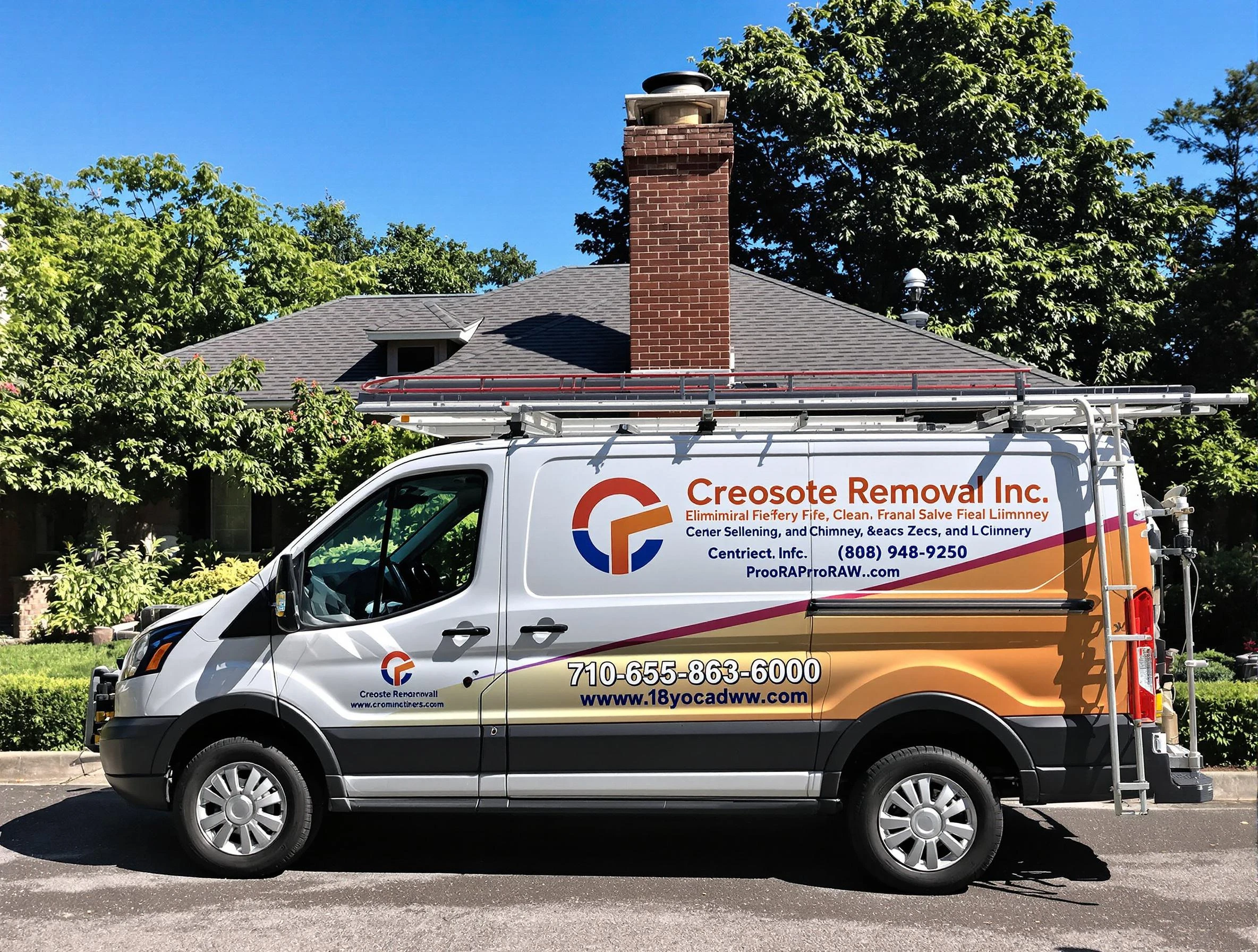Gold Canyon Chimney Sweep technician removing creosote safely in Gold Canyon, AZ